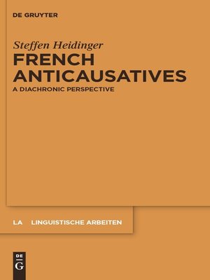 cover image of French anticausatives
